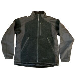 Marmot Adamant wool soft shell jacket coat articulated arm skiing L